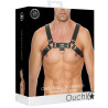 Ouch! Harness Harnais Chest Bulldog Noir